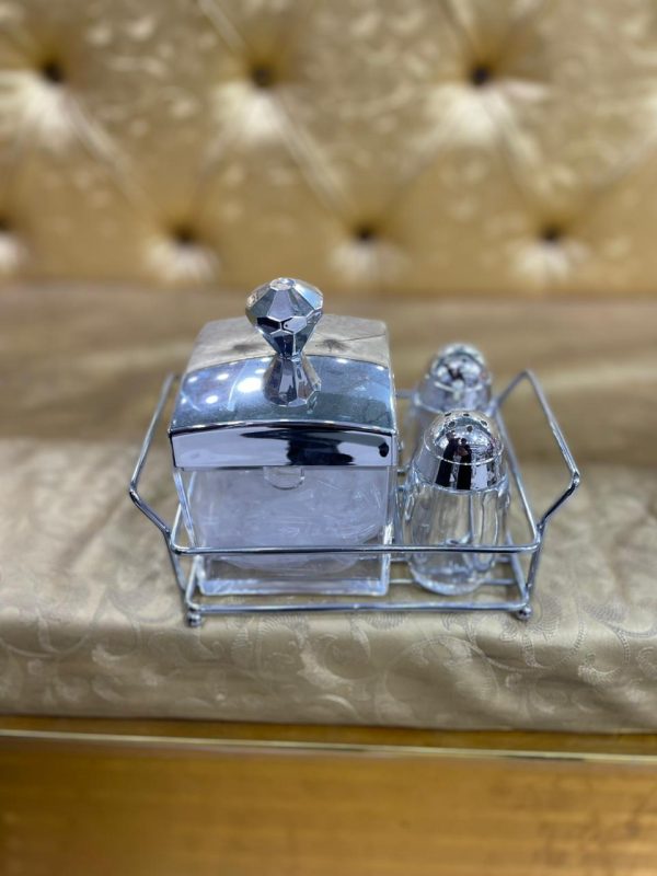 Sugar Pot and Paper Cruet Set